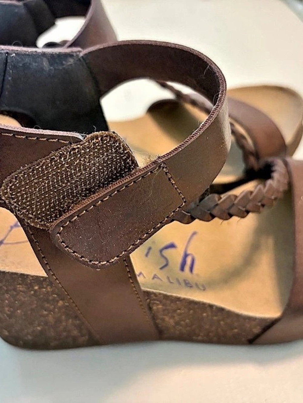 Blowfish Malibu Brown Wedge Sandals